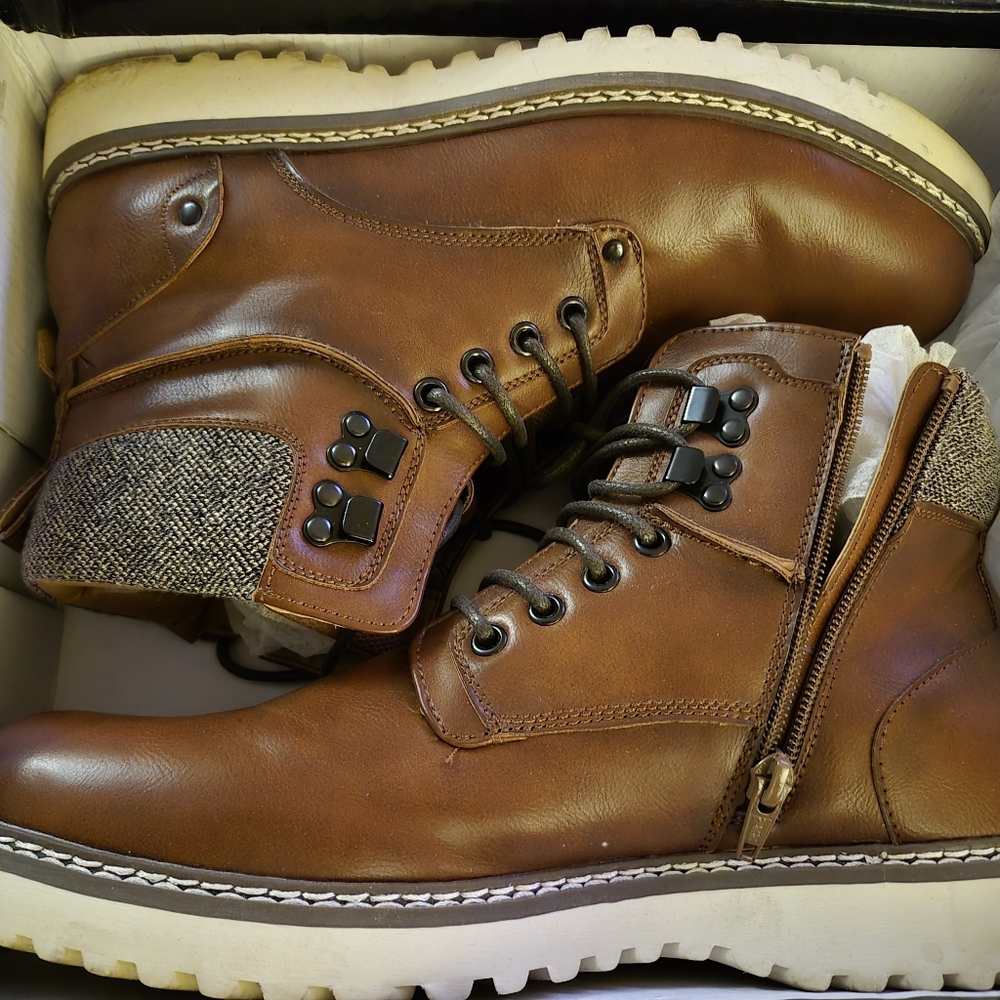 M-Damily Cognac Boot,Shoes,dress,casual  Size 11